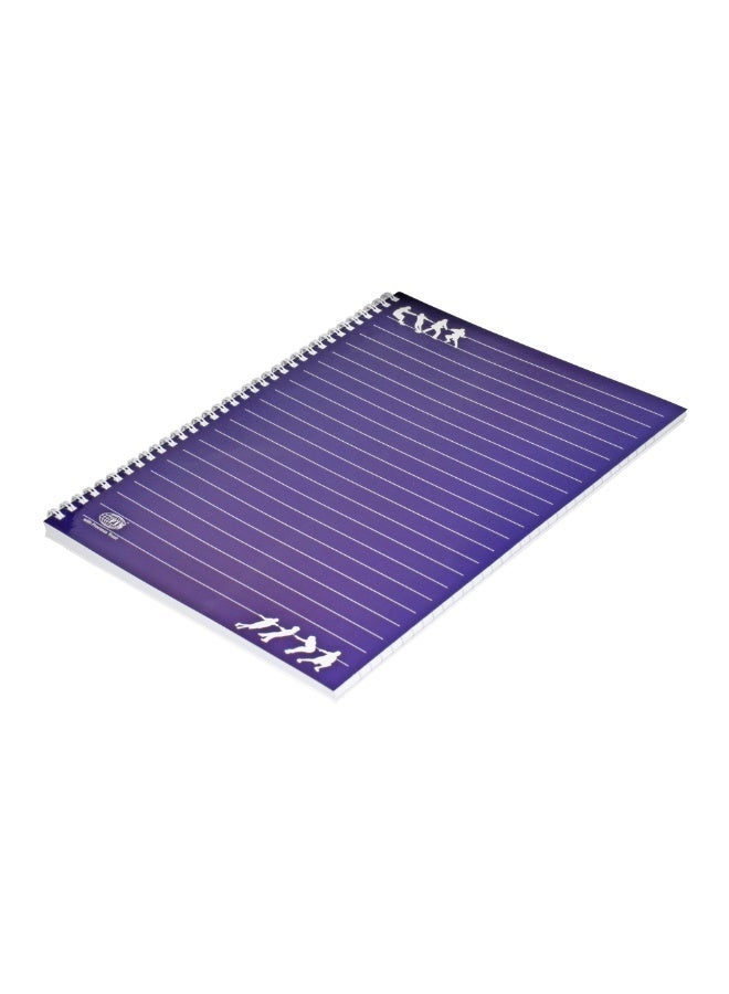 FIS Hard Cover Notebook Single Line A4, 100-Sheets 5-Piece - FSNBA419-05 - Image 3